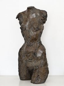 Buste de femme - 82x36x28cm.